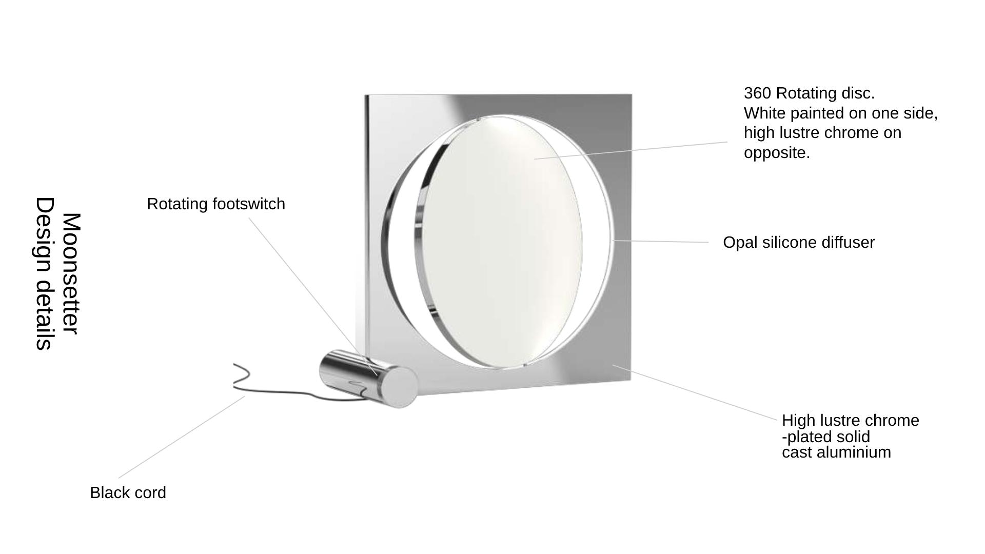 The design details of the Moonsetter